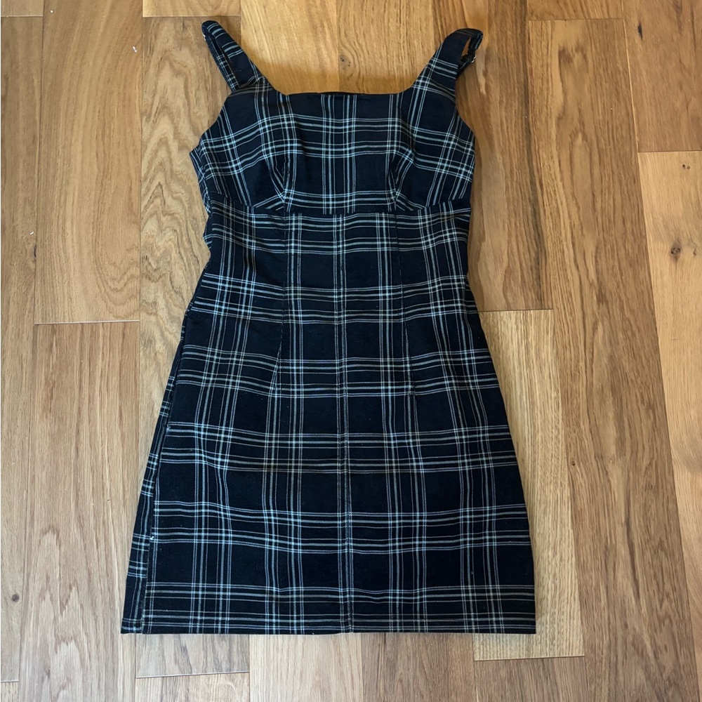 Black mini dress